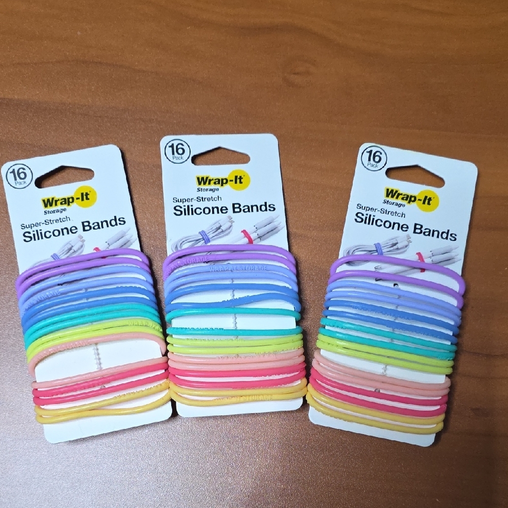 Wrap-It Super-Stretch Silicone Bands